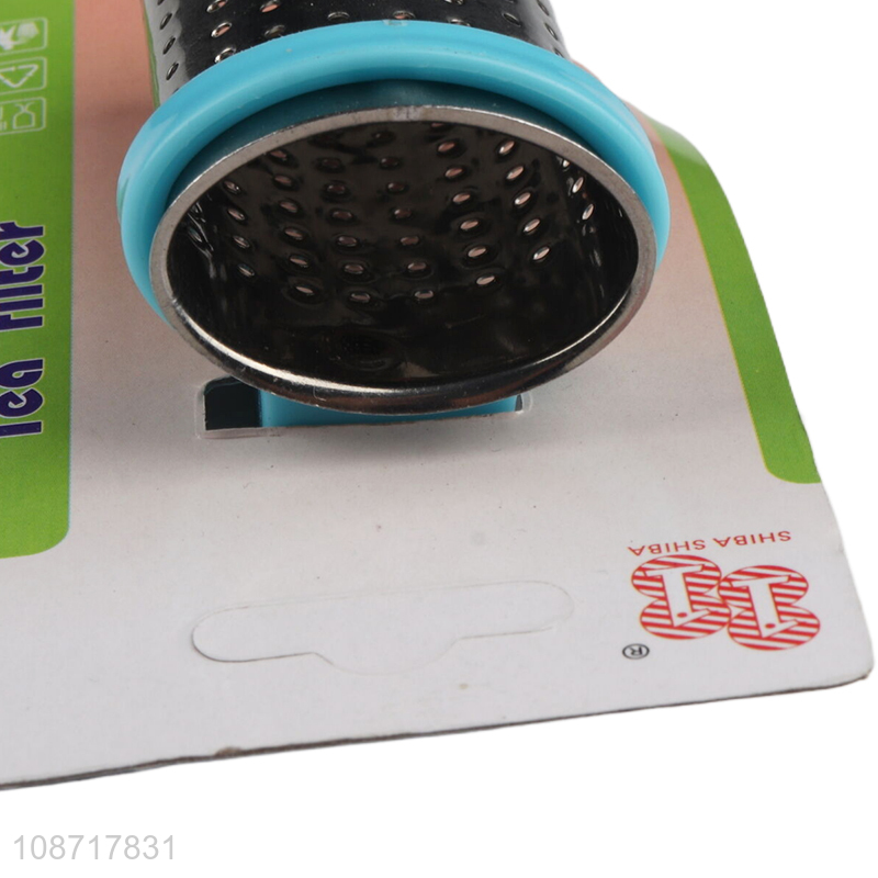 High quality stainless steel tea infuser strainer with plastic handle