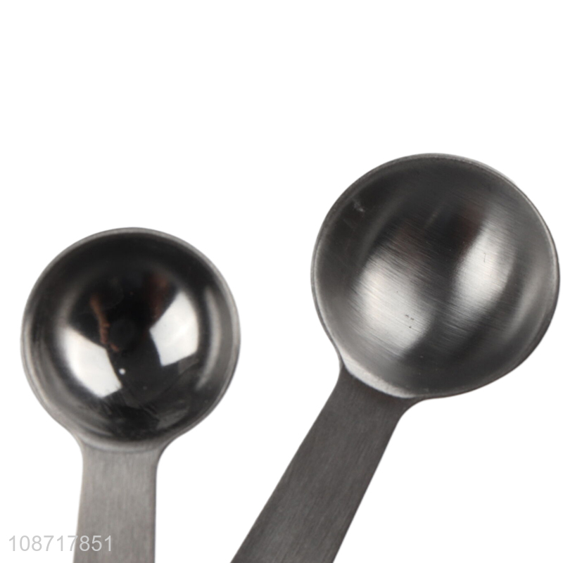 Online wholesale 5pcs heavy duty stainless steel measuring spoons set