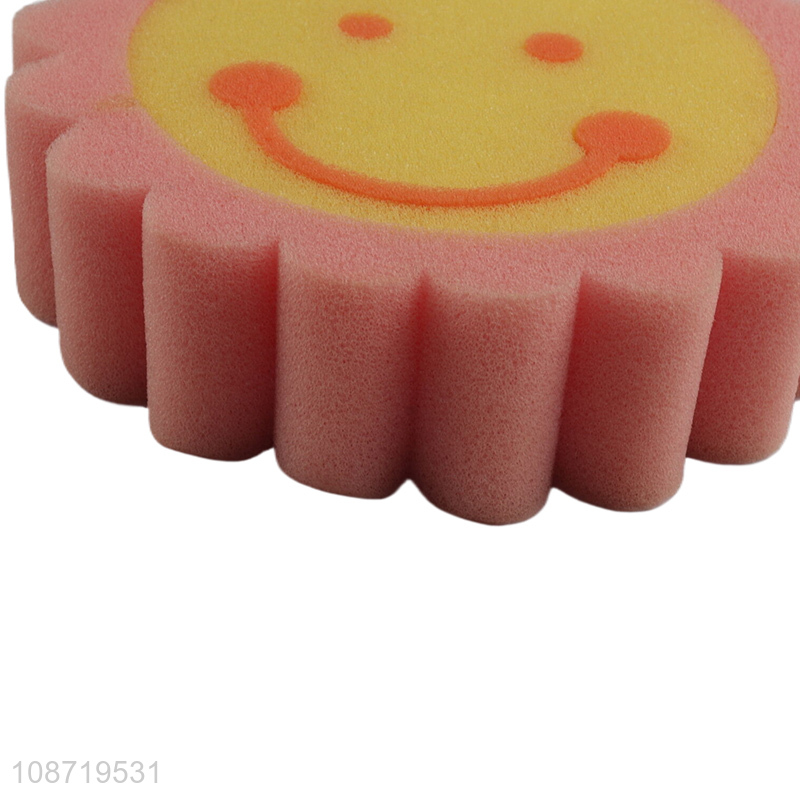 Hot products sunflower shape skin care shower bath cleaning sponge
