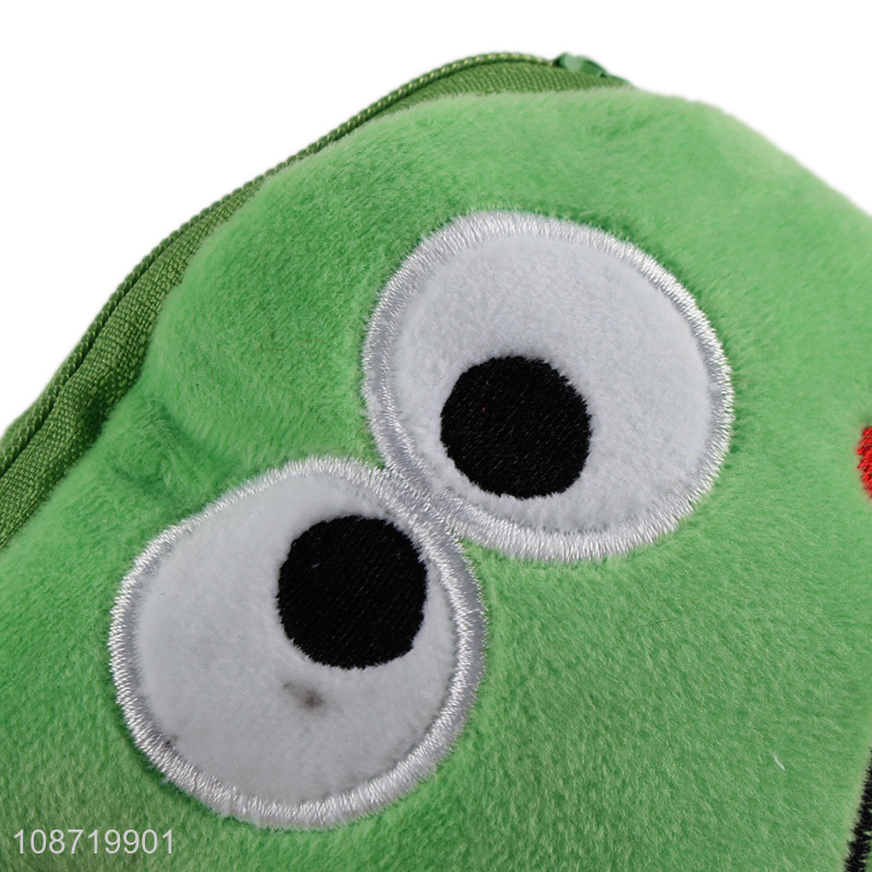 Online wholesale cute cartoon frog plush coin purse small coin pouch