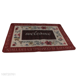 Best selling anti-slip welcome entrance mat door mat floor mat wholesale