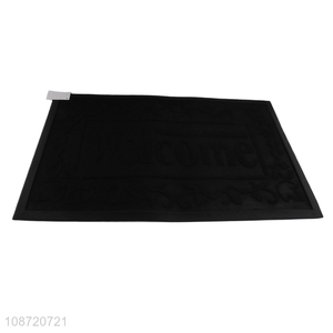 Factory wholesale non-slip rectangle door entrance mat floor mat for home