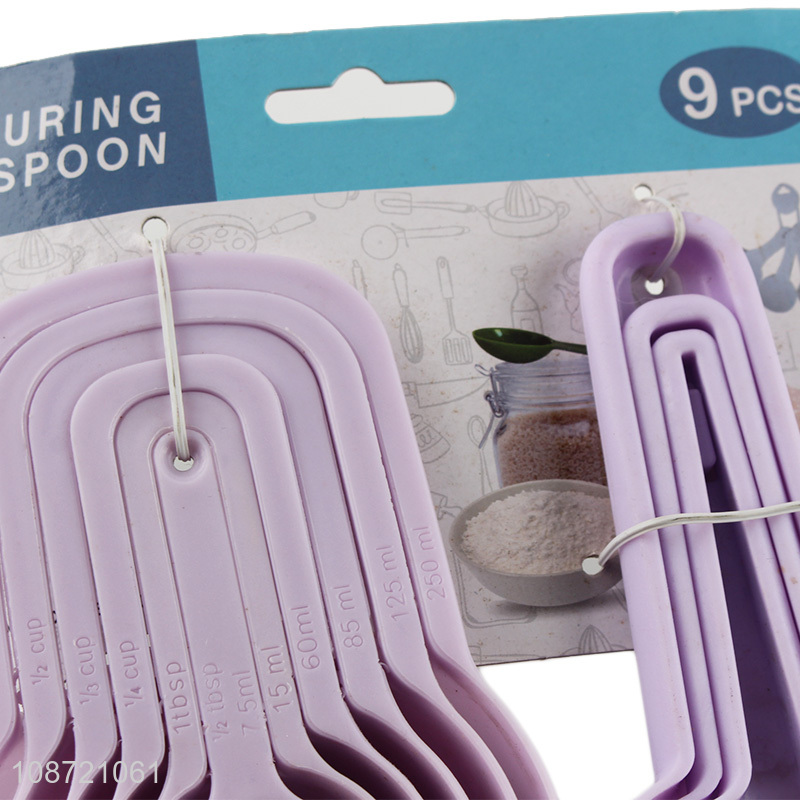 China products purple kitchen measuring tool measuring spoon set