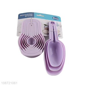 China products purple kitchen measuring tool measuring spoon set