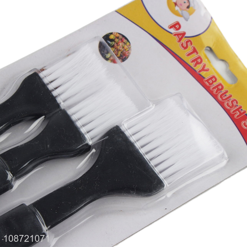 Low price 3pcs oil brush barbecue brush set for sale