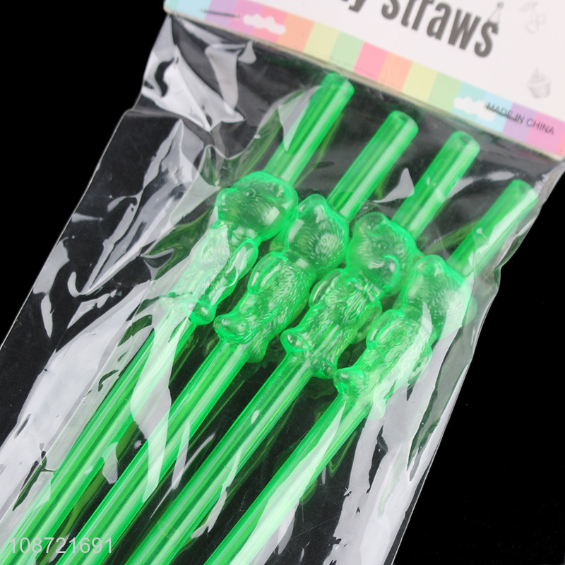 Good quality clear reusable plastic drinking straws plastic party straws