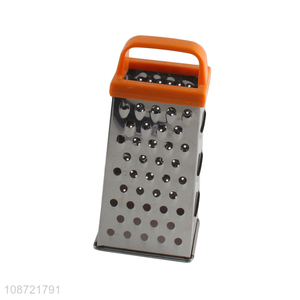 Wholesale 4 sided box grater multi-purpose stainless steel grater for kitchen