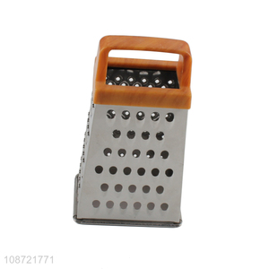 Good quality 4 sided stainless steel box grater for vegetables & cheese