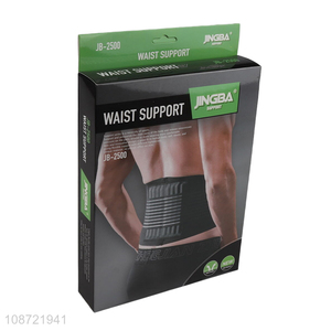 Factory supply sports fitness adult elastic nylon waist support for sale