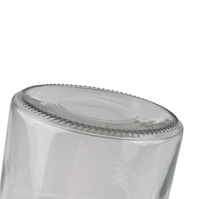 China products wide mouth clear round glass jar storage jar for sale