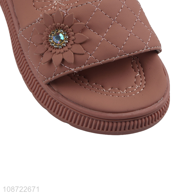 Top quality summer girls kids breathable sandal casual soft sole sandal