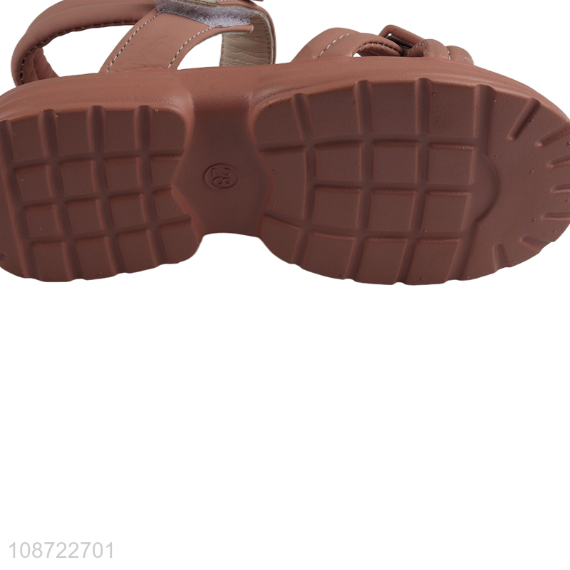 Low price soft sole girls children casual sandal beach shoes for sale