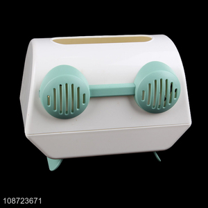 New arrival plastic household tissue box for tabletop decoration