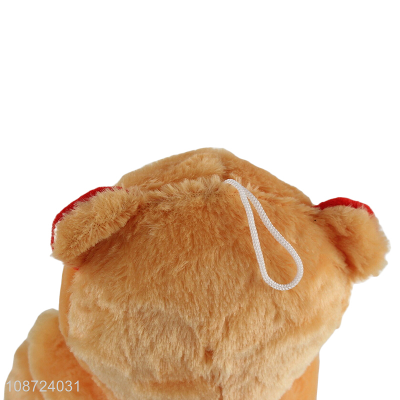 Wholesale cute stuffed animal toy Valentines plush bear for girlfriend