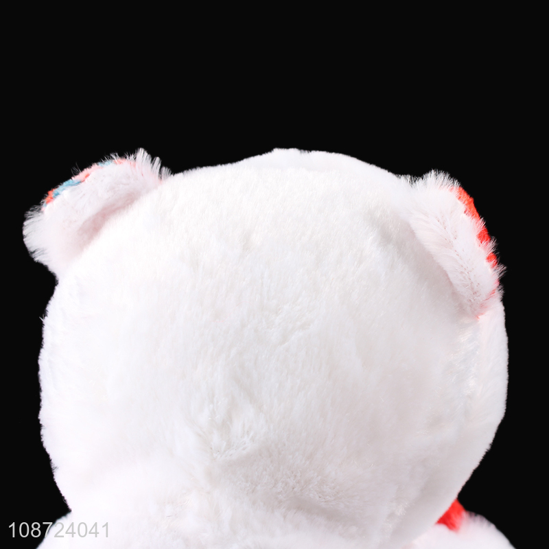 Good quality cute soft stuffed plush bear Valentines's Day toy