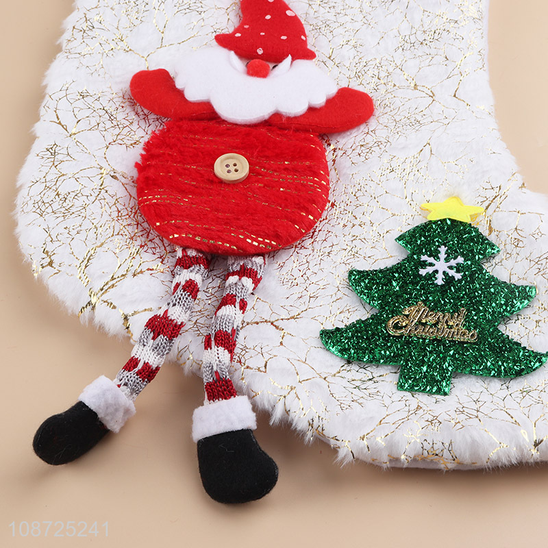 Best quality christmas decoration hanging candy bag christmas stocking