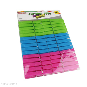 Hot selling 30pcs durable plastic clothes pegs for home & laundry