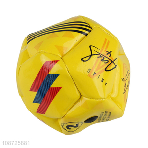 Online wholesale machine stitching pvc mini soccer ball for kids boys girls