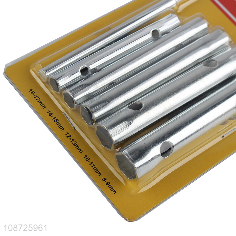 Online wholesale 6pcs spark plug socket wrench box spanner auto repair tools