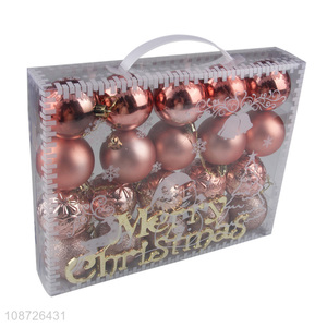Top products 20pcs christmas decoration ball xmas tree hanging ornaments