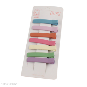 Popular products candy color girls headwear hairpin hair grip for sale