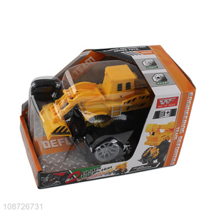 New product engineering deformed truck toy with sound & light for kids boys