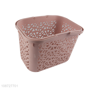 Hot products plastic portable storage basket fruits vegetable hollow basket