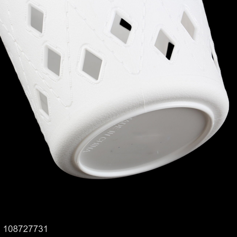 High quality white mini desktop storage basket trashcan for sale