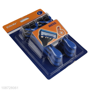 Popular products men 6blades disposable portable shaving <em>razor</em> set
