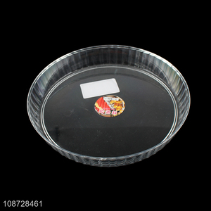 Wholesale round clear food grade plastic fruit snacks <em>plate</em> dessert <em>plate</em>