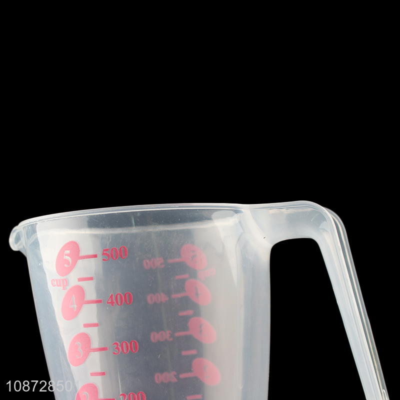 Online wholesale clear plastic nesting liquid measuring cup set for kitchen