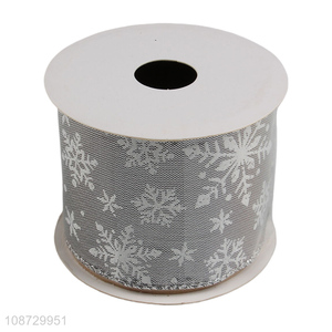 Hot selling glitter Christmas <em>ribbon</em> for crafts, gift wrapping