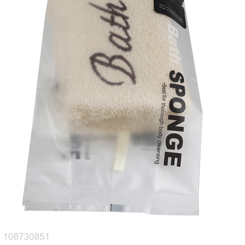 Most popular soft skin-friendly exfoliating bath scrub sponge for sale