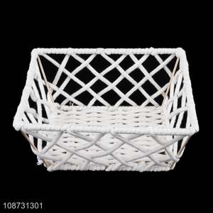 Online wholesale multi-purpose hand-woven papyrus <em>storage</em> <em>basket</em> for living room