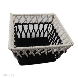 Wholesale natural small handwoven papyrus wicker <em>storage</em> <em>basket</em> for organizing