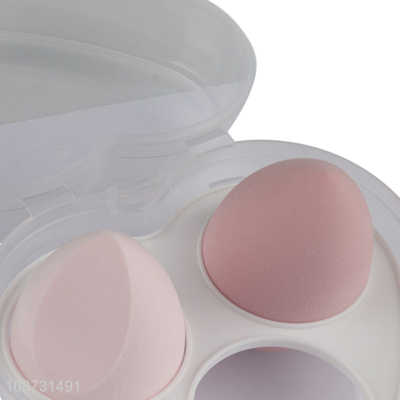 Wholesale non-latex beauty blender makeup sponge set for liquid foundation