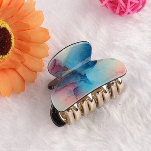 Hot selling European style acrylic hair jaw clips for women girls