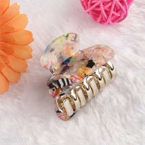 Online wholesale acrylic hair clips imitation acetic acid hair clamps