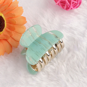 New product delicate acrylic hair claw clips for thick and thin hair