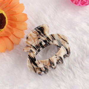 Good quality non-slip acrylic hair claw clips acrylic hair clamps