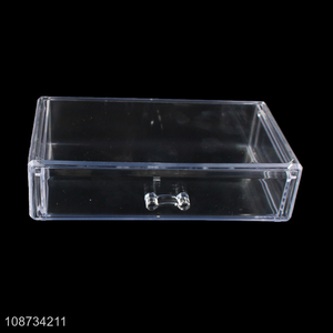 Factory price desktop plastic drawer sytle cosmetic lipstick storage box