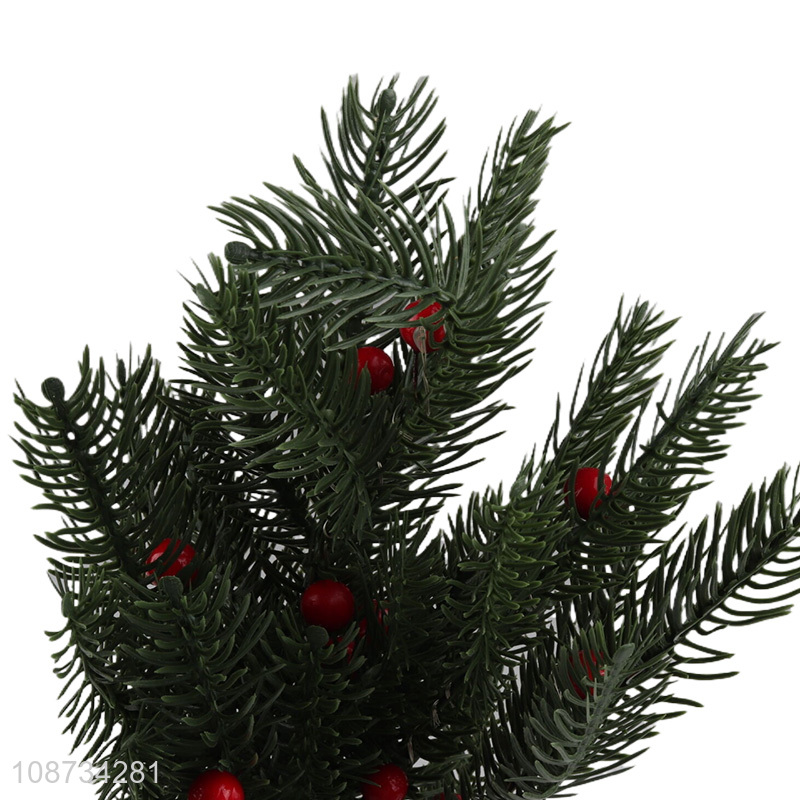 Wholesale mini Christmas tree with led light for Christmas tabletop decoration