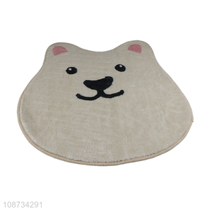 New arrival cute bear shape bath mat non-slip water absorbent bath <em>rug</em>