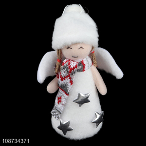 New product Christmas angel doll hanging ornament Xmas tree decoration