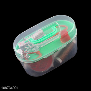 Wholesale sewing kit portable sewing kit box travel sewing supplies