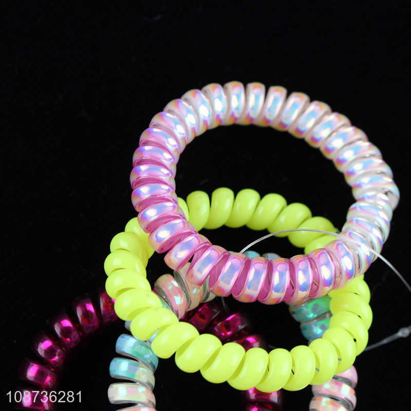 Best selling multicolor elastic girls hair ring hair rope for headwear