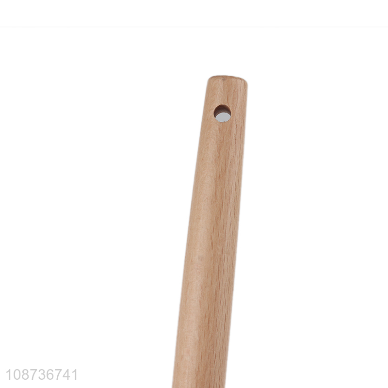 Wholesale wooden handle nylon butter spatula cheese scraper for baking