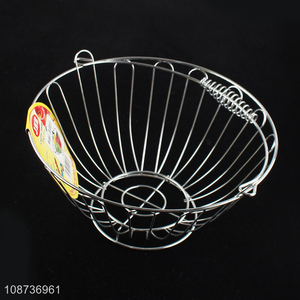 High quality modern metal wire fruit vegetable basket for kitchen counter