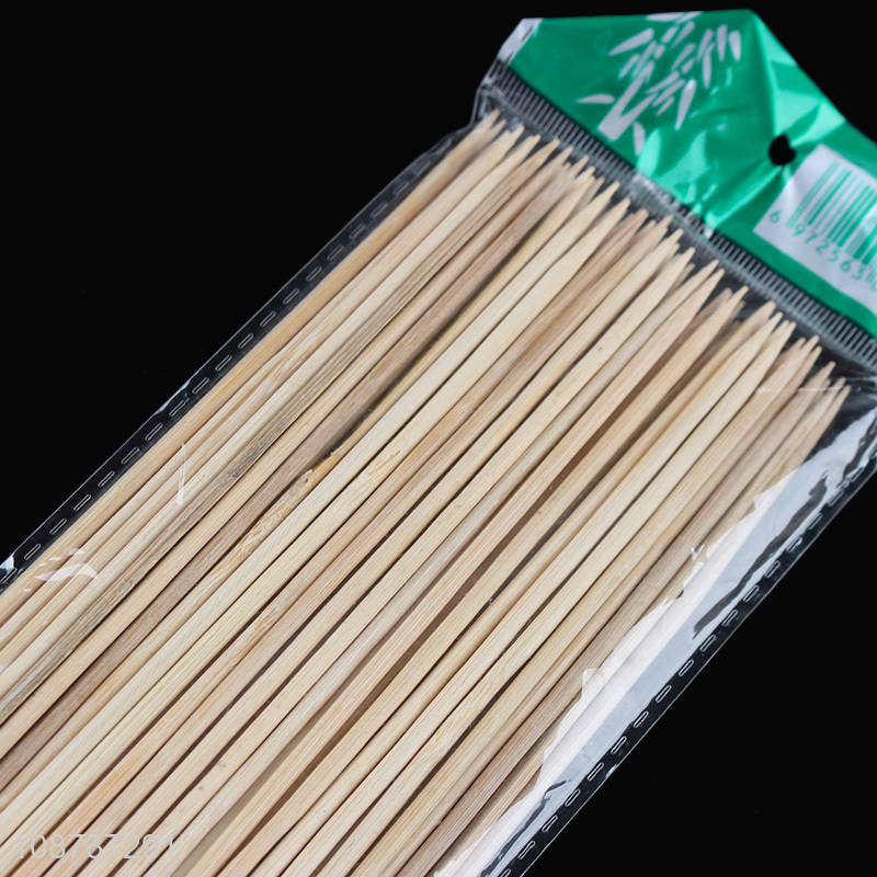 Wholesale natural disposable bamboo sticks skewers for fruits & appetizers