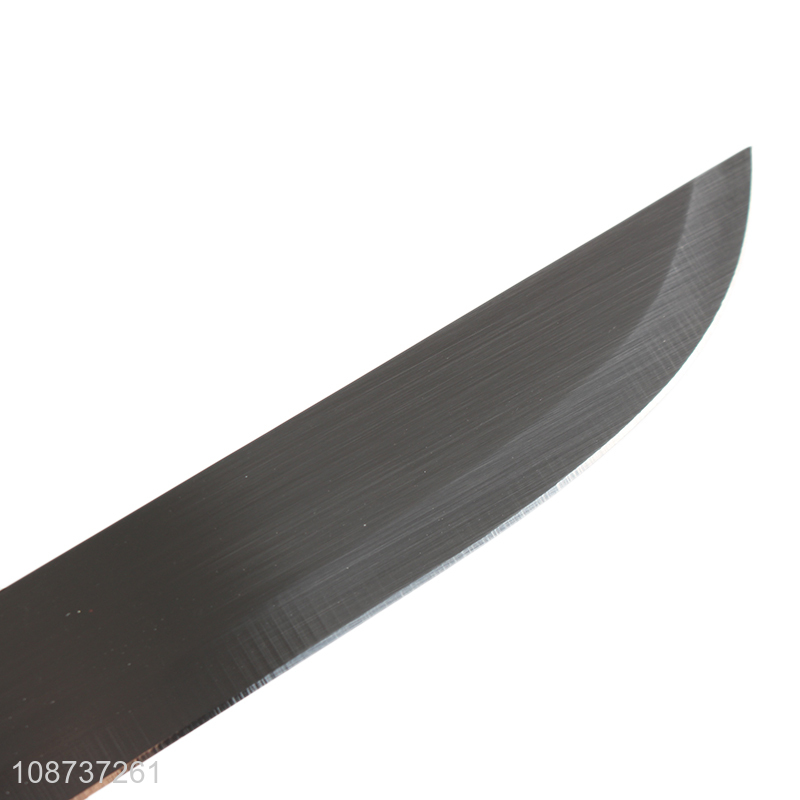 Factory supply 9 inch stainless steel paring knife with wooden handle